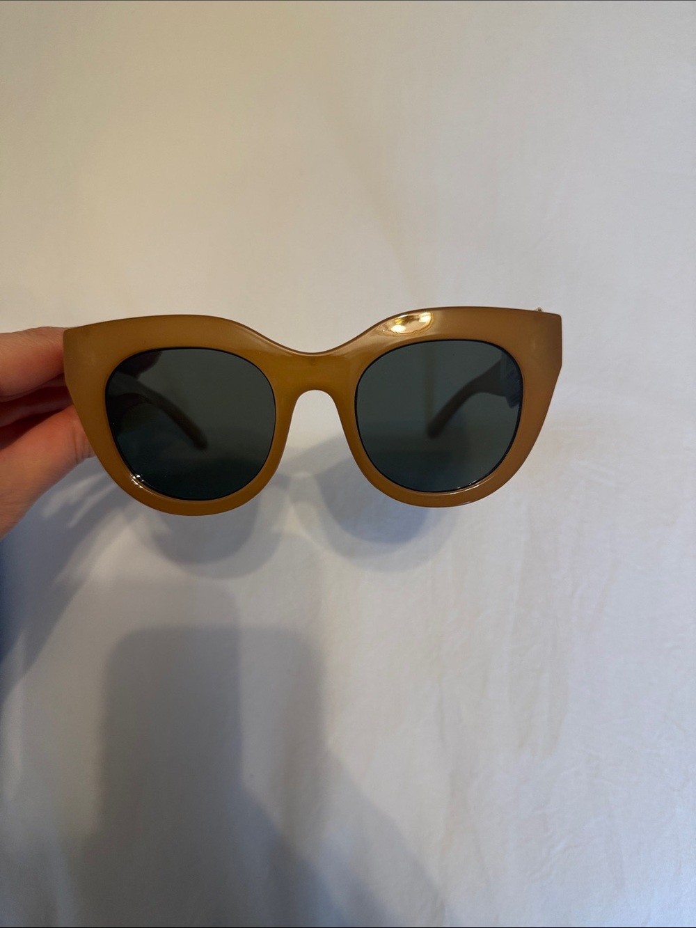 Le Specs Air Heart Sunglasses- Caramel